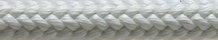 Braided Polyester Cord White